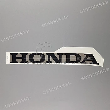 Belly pan decal
