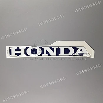 Belly pan decal