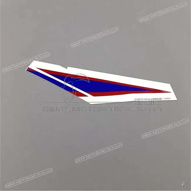 Autocollant Honda CBR1000RR Fireblade carénage central côté gauche OEM 64819MFLD40ZA Graphique authentique d'usine