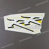 HONDA Pegatina de quilla inferior CBR, lado izquierdo 64822-MCJ-D10ZC