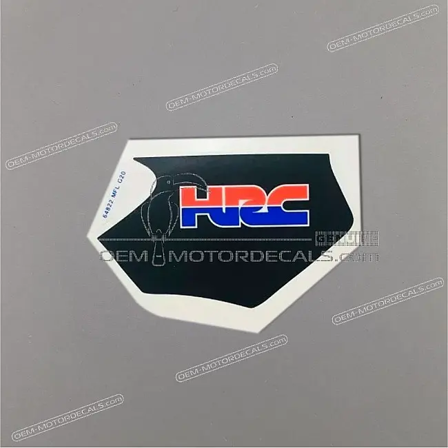 Autocollant Honda CBR1000RR FIREBLADE Tête de Fourche Côté Droit OEM 64822MFLG20ZA