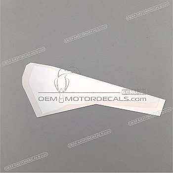 Belly pan decal, left side