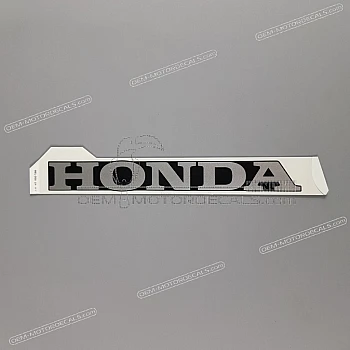 Belly pan decal, left side