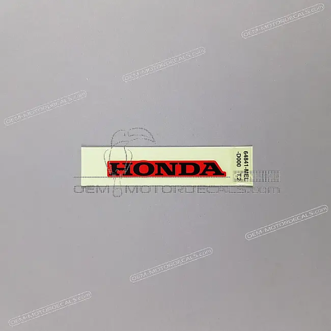 Honda CBR1000RR Fireblade Emblème HONDA pour coque arrière de selle OEM 64841MELD00ZB