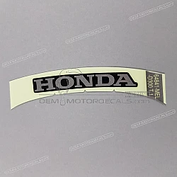 Tail cowl decal
