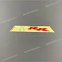 Sticker achterzadelkap Honda Racing