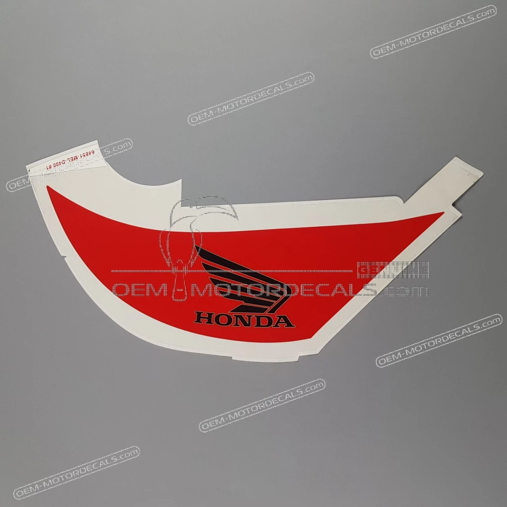 Honda CBR1000RR Fireblade Adesivo Carenatura Superiore Destra Lato Destro OEM 64851MELD40ZA