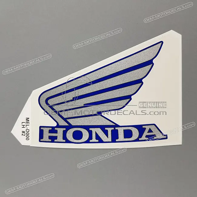 Honda CBR1000RR Fireblade Tête de fourche Emblème Honda Wing Côté Gauche OEM 64852MELD00ZB