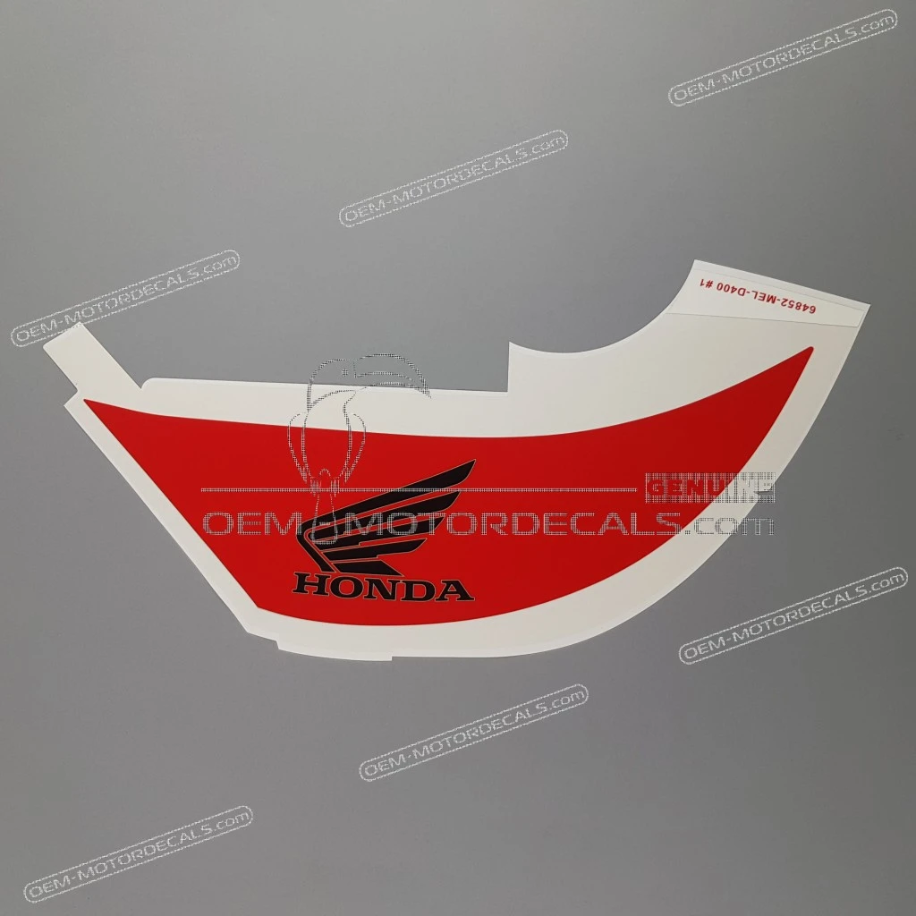 Honda CBR1000RR FIREBLADE Left Top Shelter Stripe Left Side OEM 64852MELD40ZA