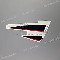 HONDA Top shelter Sticker B, rechterkant 64853-MEL-D40ZA