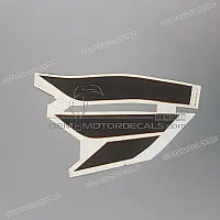 HONDA Top shelter sticker, rechterkant 64857-MEL-D10ZA