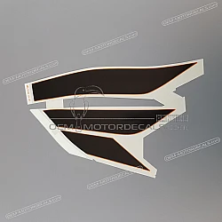 De pegatinas de tanque, juego, lado izquierdo