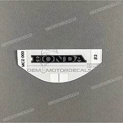 Tail cowl decal