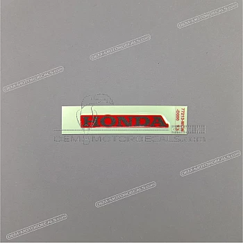 Tail cowl decal