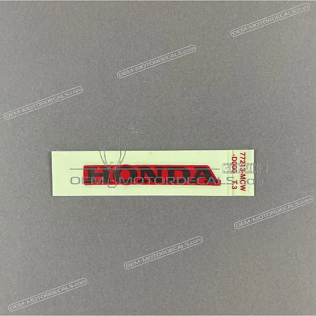 Honda VFR800 Emblema VFR Colín Trasero OEM 77213MCWD00ZC