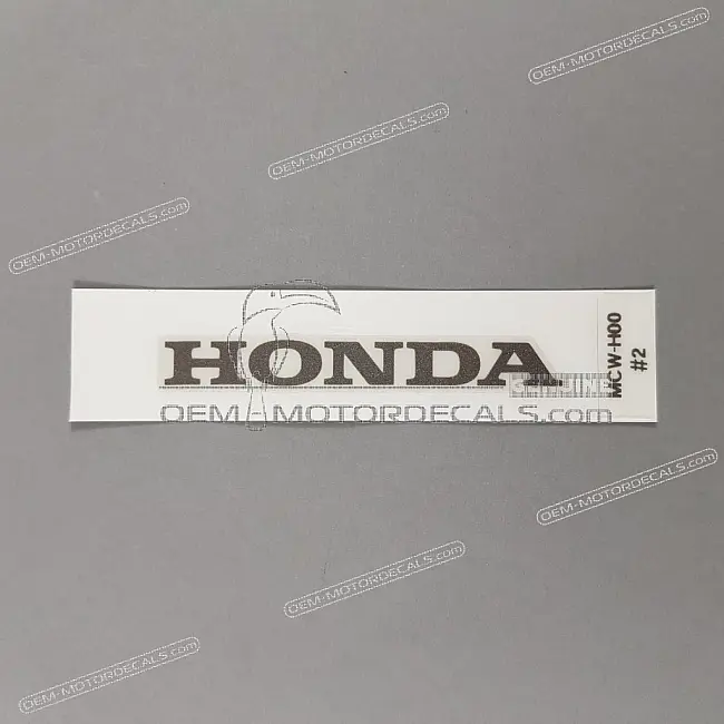 Honda VFR800 Rear Seat Cowl Emblem OEM 77213MCWH00ZB Genuine Factory Graphic