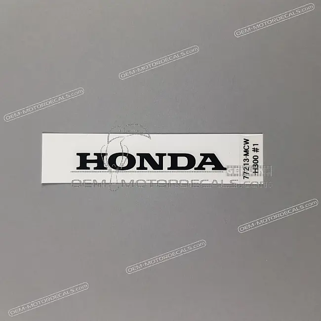 Honda VFR800 Emblema VFR Colín Trasero OEM 77213MCWH30ZA
