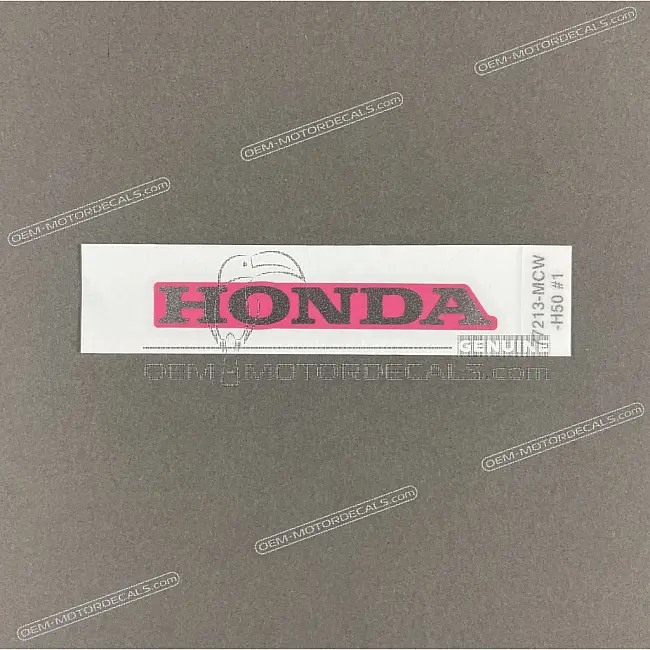 Honda VFR800 Aufkleber Heck-Soziusabdeckung OEM 77213MCWH50ZA