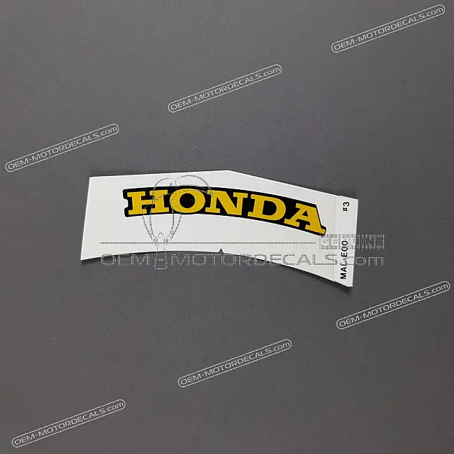 Honda CBR600F HURRICANE Right Side Cover HONDA Logo Decal Right Side OEM 77215MALE00ZD