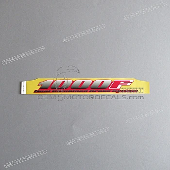 Naklejka na tylną owiewkę / zadupek