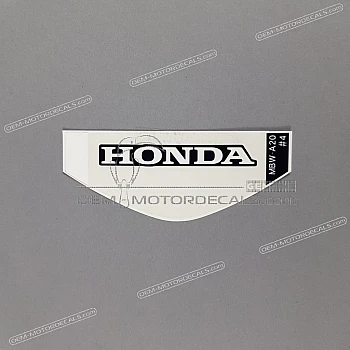 Tail cowl decal