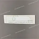 Rear seat cowl decal, right side