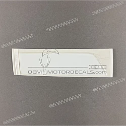 Rear seat cowl decal, right side