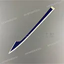 V-Four lower cowling decal, left side