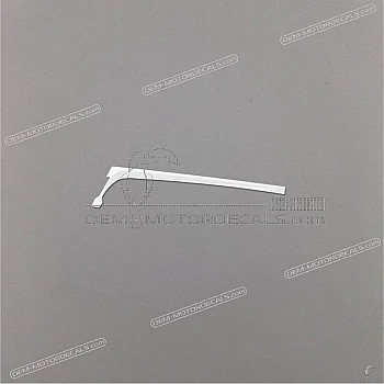 Rear seat cowl decal, left side