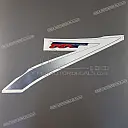 Rear cowl stripe, left side