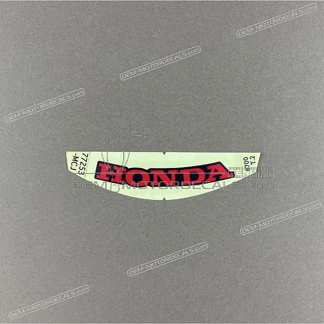 Honda CBR900RR Emblema CBR para colín trasero OEM 77253MCJ870ZB