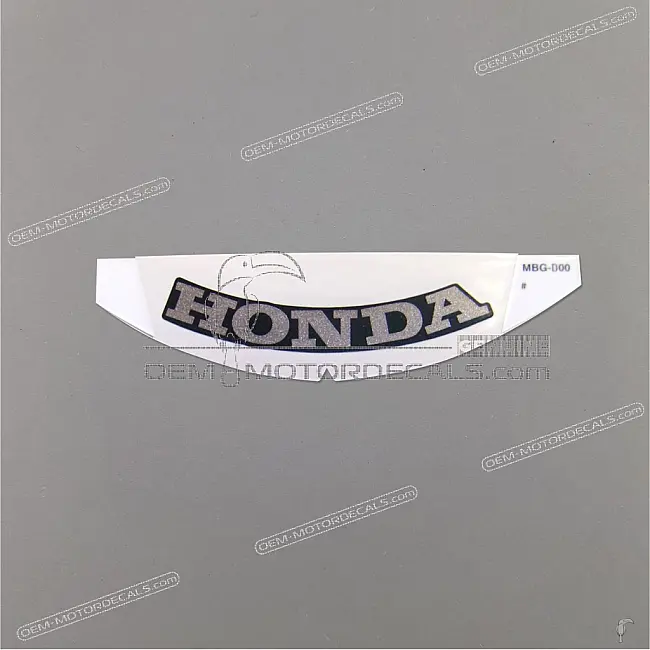 Emblema de marca VFR para colín trasero Honda VFR800 OEM 77261MBGD00ZA