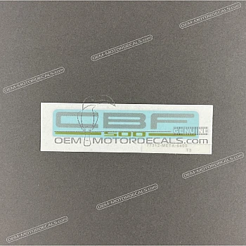 Kontpaneel sticker
