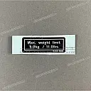 Rear fender decal