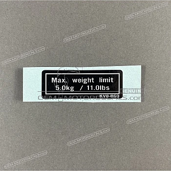 Achterspatbord sticker