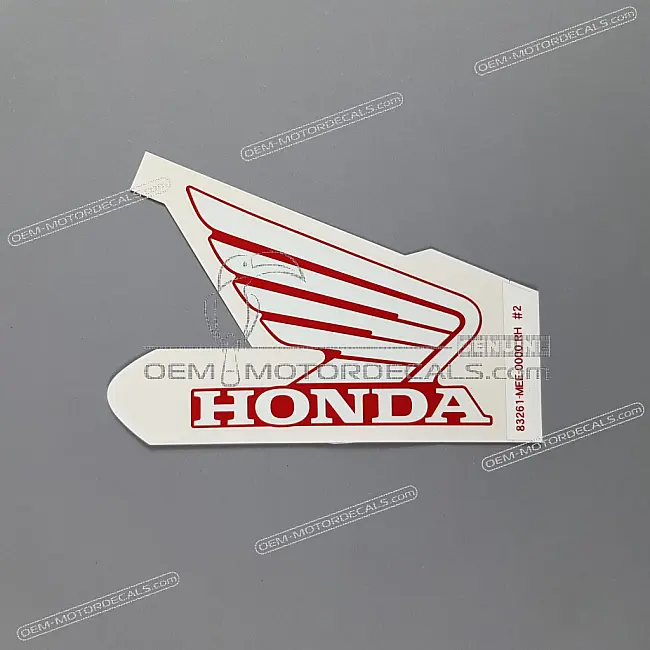 Honda CBR600RR Emblemat HONDA na zbiornik paliwa prawa strona OEM 83261MEE000ZB