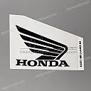 Pegatina de depósito CBR, lado derecho