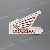 HONDA Linker top shelter CBR embleem, linkerkant 83262-MEE-000ZB