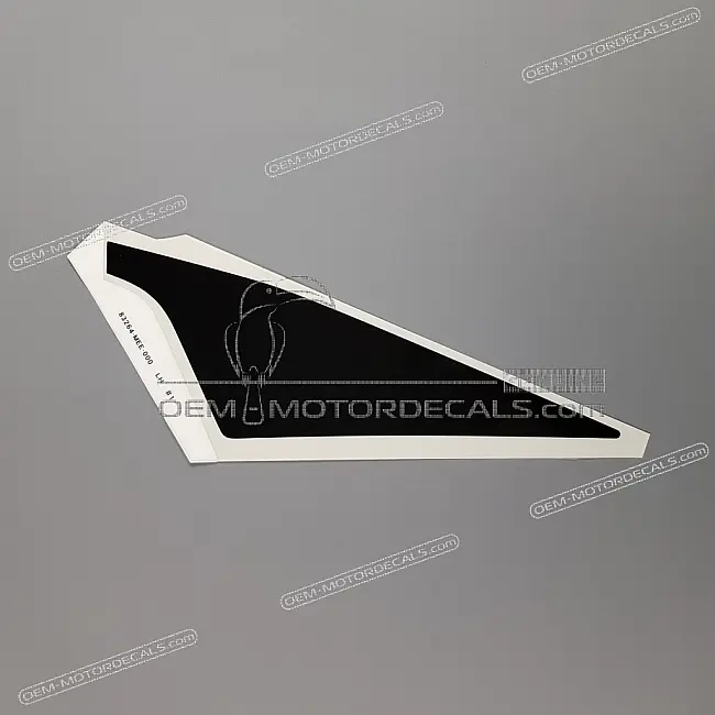 Honda CBR600RR Naklejka na górną owiewkę lewa strona OEM 83264MEE000ZA