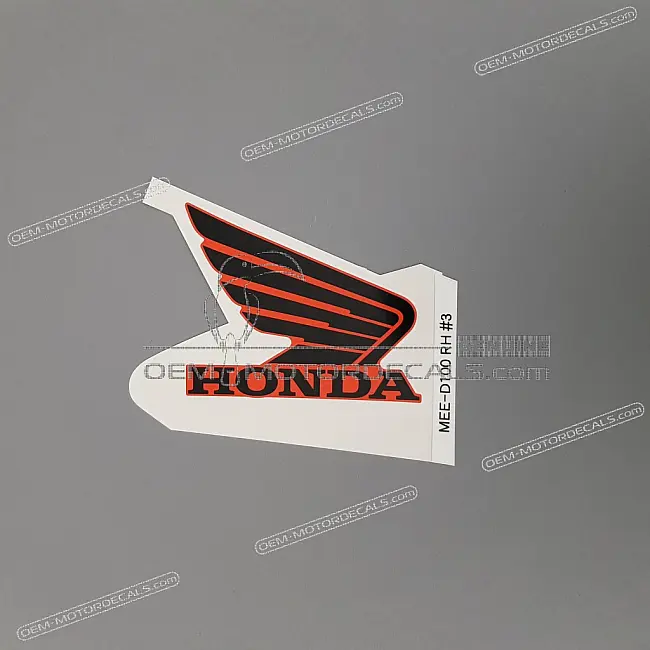 Honda CBR600RR Pegatina Carenado Superior CBR Lado Derecho OEM 83265MEED10ZA