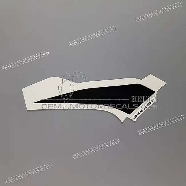Autocollant Honda CBR600RR Carénage Supérieur Côté Droit OEM 83265MFJD00ZA Graphisme d'Usine