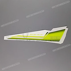 Front cowling decal, left side
