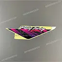 Zijkap Transalp sticker, linkerkant