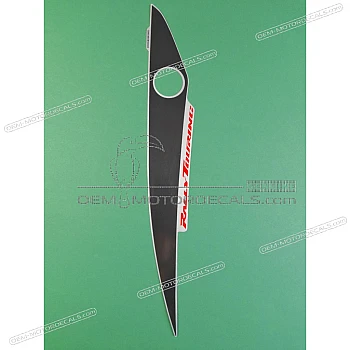 Adesivo posteriore coda carena, lato sinistro