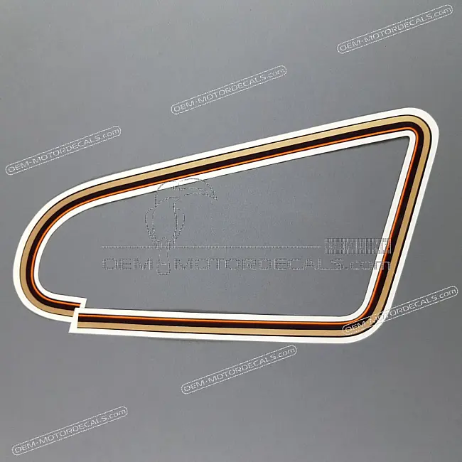 Honda CX500C Custom Seitenverkleidungsaufkleber rechte Seite OEM 83541449770ZA