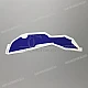 Honda CBR900RR Middelste Kuip CBR Strip Rechterzijde OEM 83601MAS300ZB