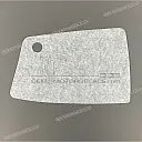 Rear fender cover decal, right side