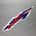 Autocollant de carénage côté droit CBR600F Hurricane, côté droit
