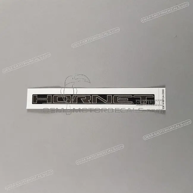 Honda CB600F Hornet Cache Latéral HORNET Logo Marquage Graphique Autocollant Emblème OEM 83614-MFG-D00ZA