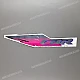 Honda CBR600F HURRICANE Adesivo Carenatura Lato Destro Lato Destro OEM 83614MV9640ZC